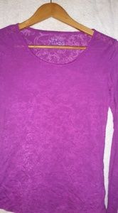 .Mudd long sleeve see thru top